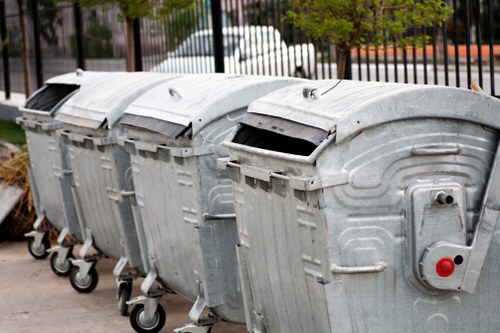 Eco-friendly disposal and recycling during flat clearance