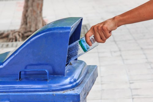 Environmentally friendly waste removal equipment in action